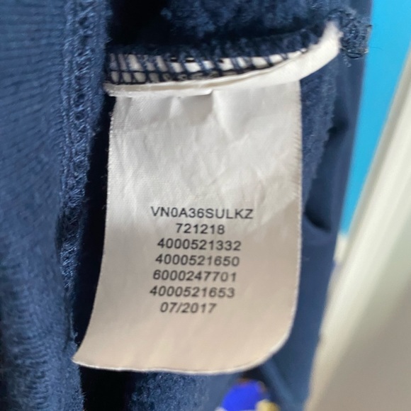 Vans Sweater (X-Large) Navy Blue Quarter Zip | Pullover Sweater - Picture 5 of 6